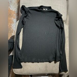 Black, GAP long sleeved cotton shirt, SIZE X LARGE TALL